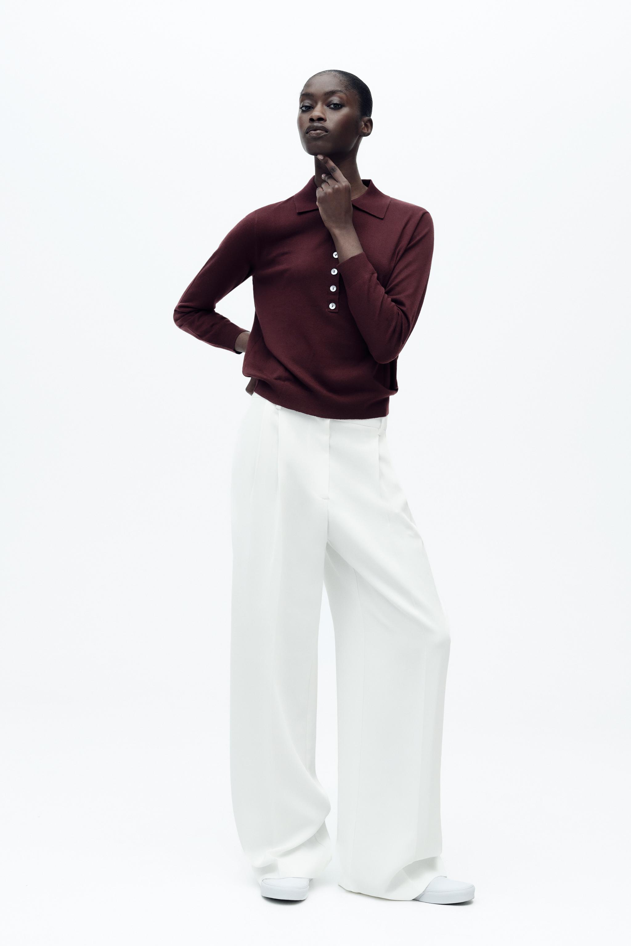 PLAIN KNIT POLO SHIRT